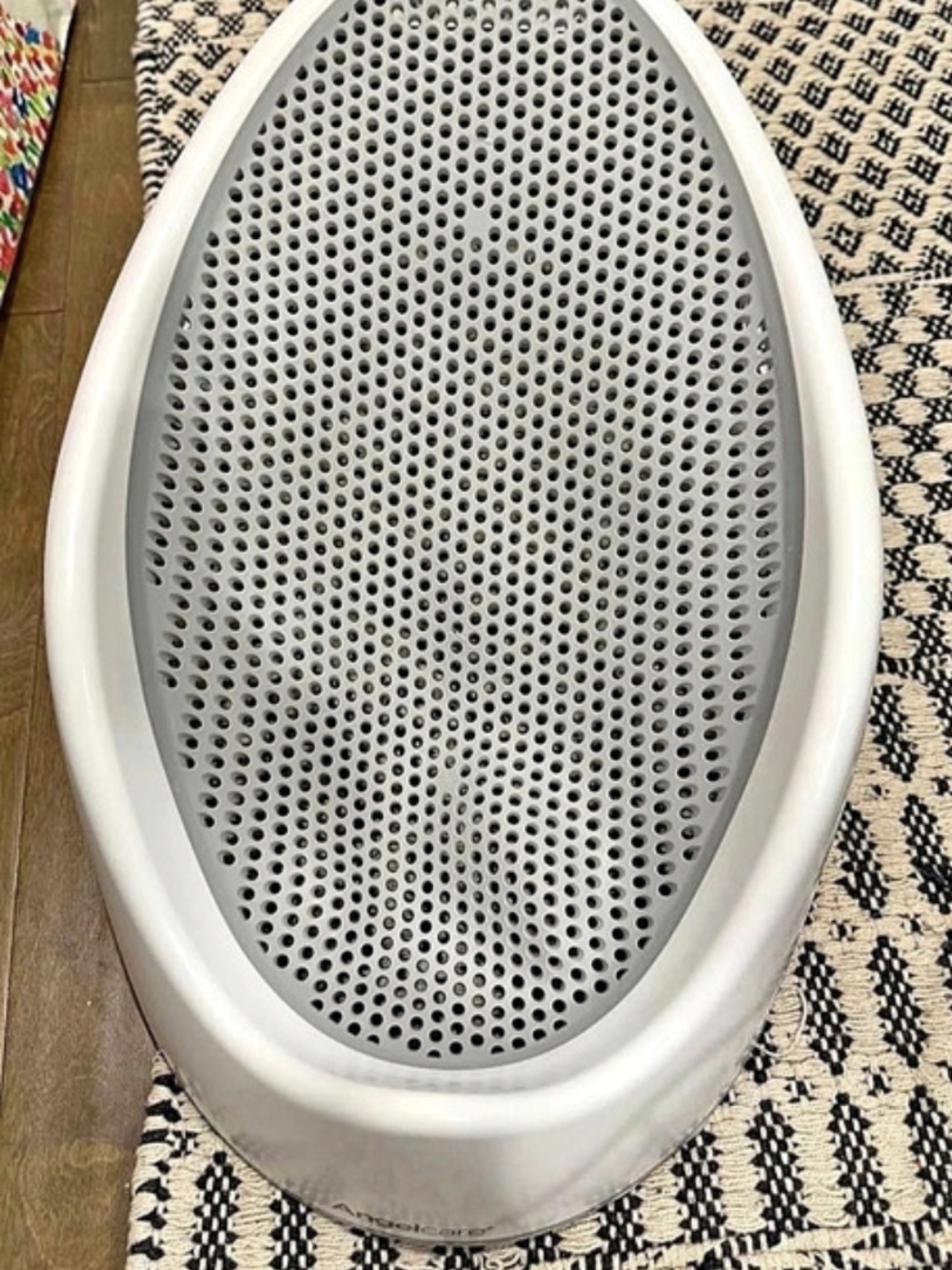 Angelcare Soft Touch Baby Bath Support White & Gray